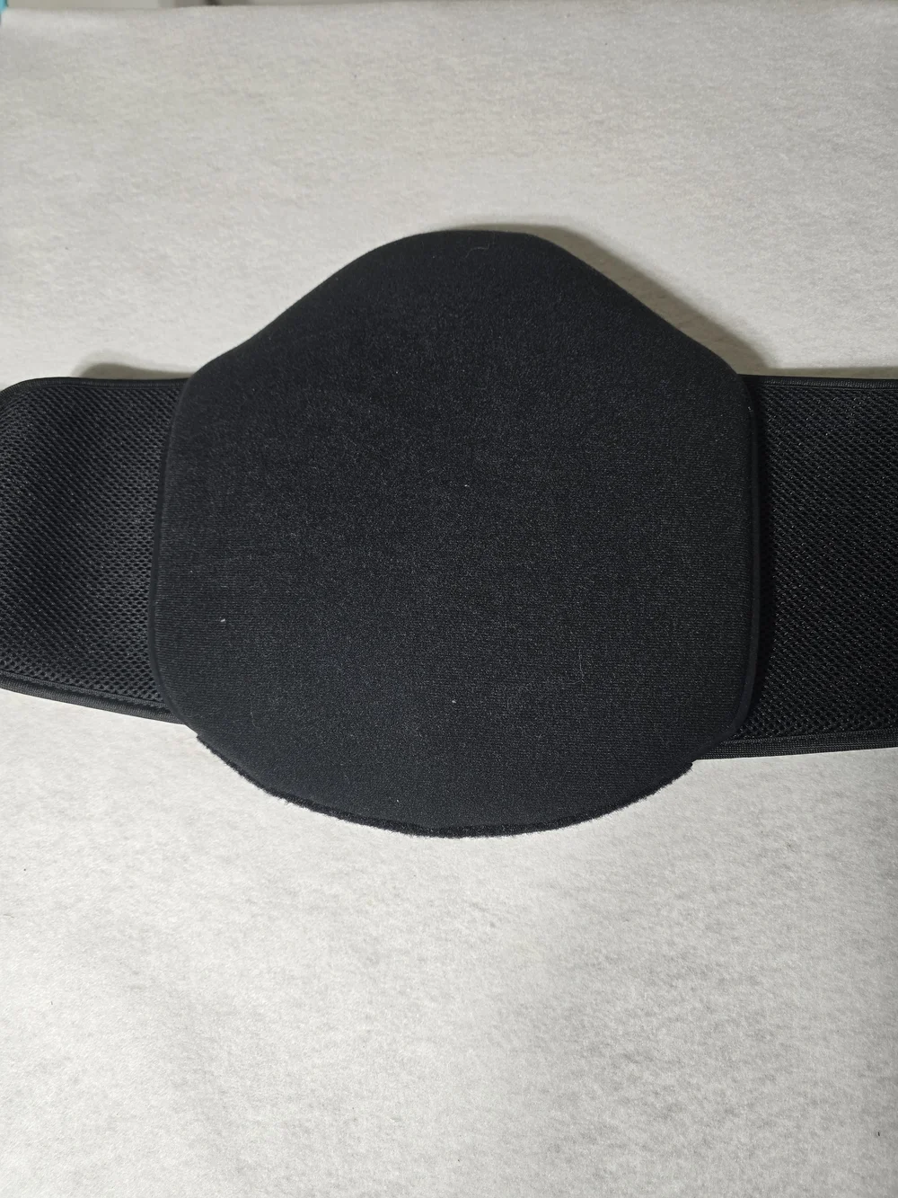 Black Lumbar Support Belt with Adjustable Straps Size M/L